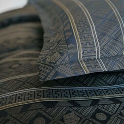 Blanc Des Vosges Poszewka żakardowa Allegro Bleu