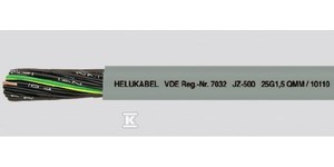 JZ-500 4G1 QMM Kabel elastyczny 300/500V żyły czarne numerowane; HELUKABEL