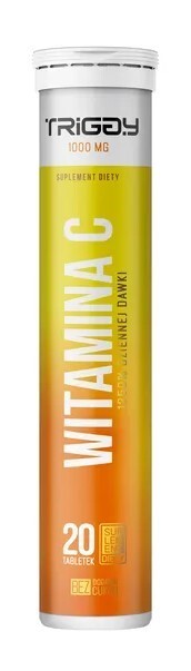TRIGGY Witamina C 1000 mg, 20 tabletek musujących