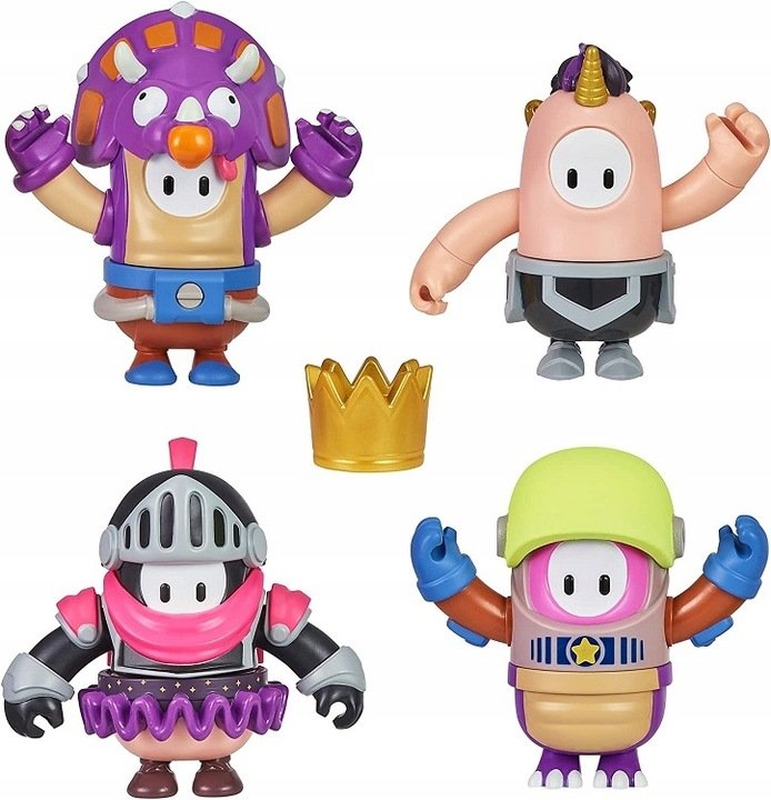 fall guys zestaw figurek akcji s2 4-pack 1 25x30,5cm moose toys