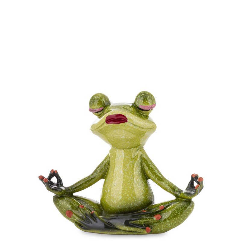 Figurka Żaba Joginka Medytuje Na Prezent