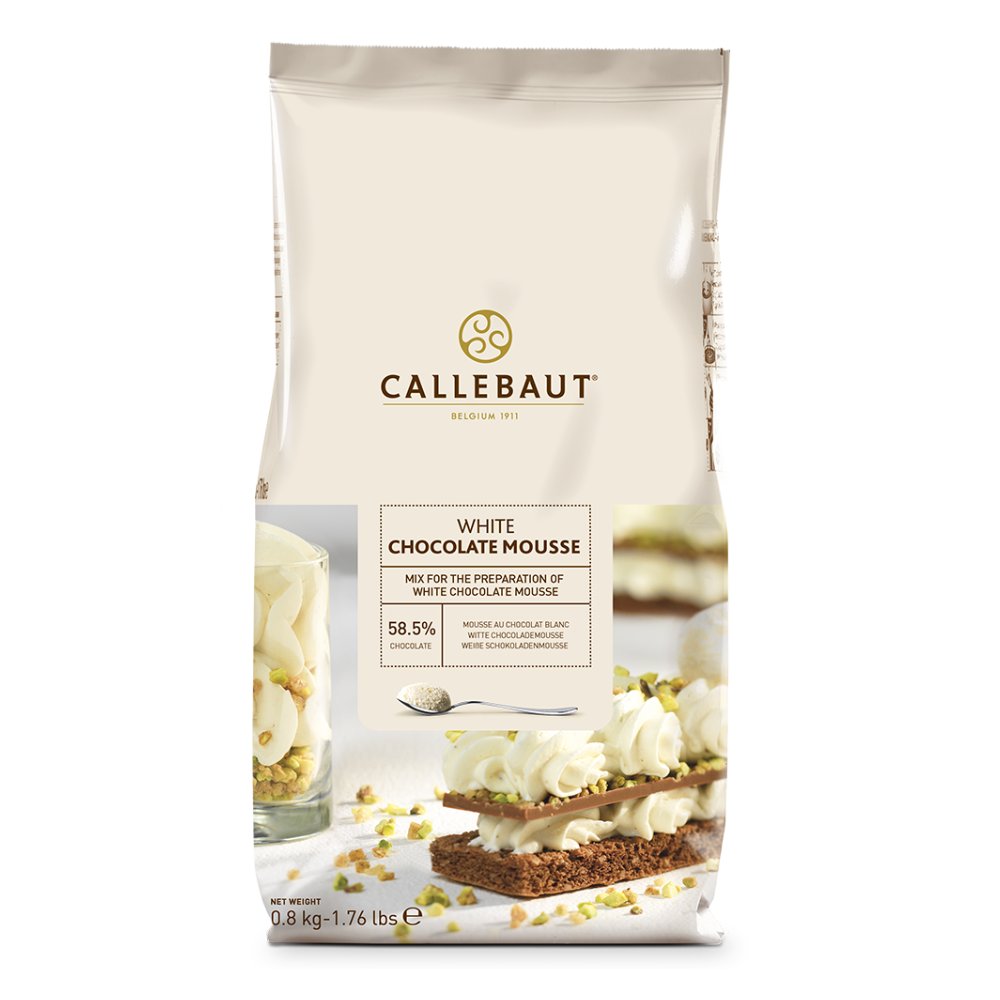 Callebaut mus czekoladowy biały 800g