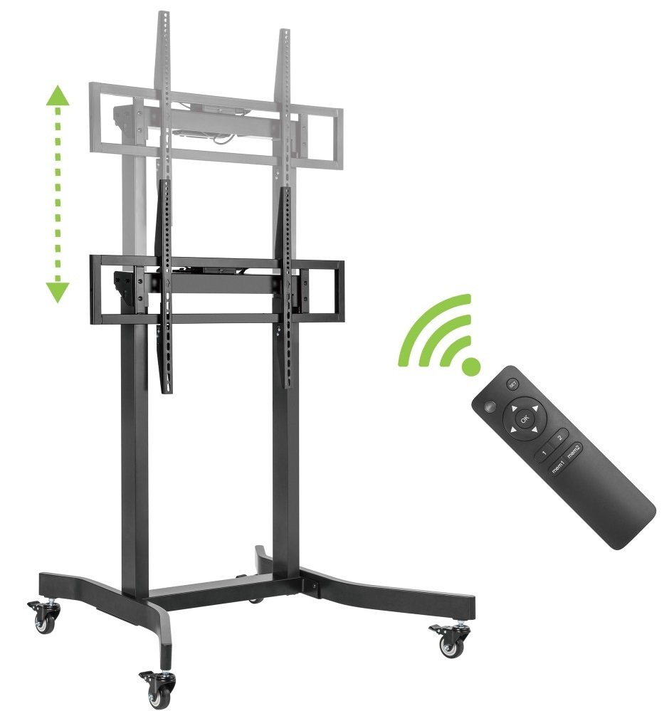 Techly Stojak Mobilny do Telewizora 55