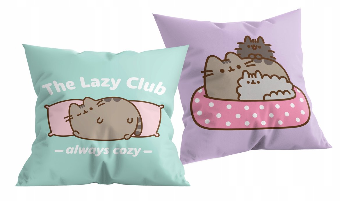 KOT KOTEK PUSHEEN śpiochy poduszka jasiek 40X40 cm