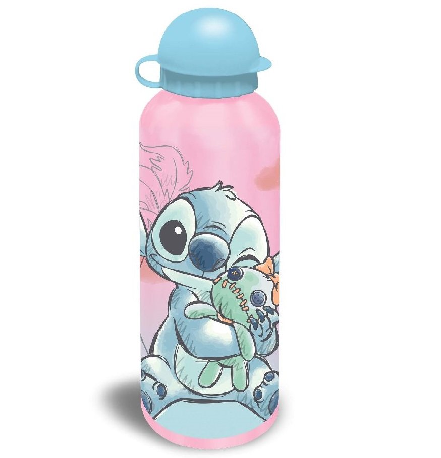 bidon Stich aluminiowy z ustnikiem LILO I STITCH OHANA 500ml