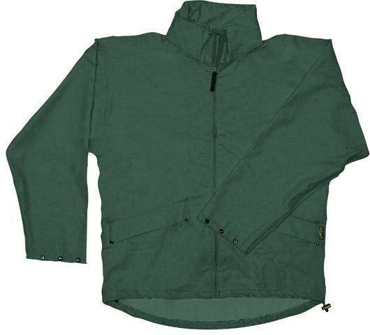 Kurtka przeciwdeszcz., Voss.,elastyczn.,poliuret., rozmiar M, zielona
