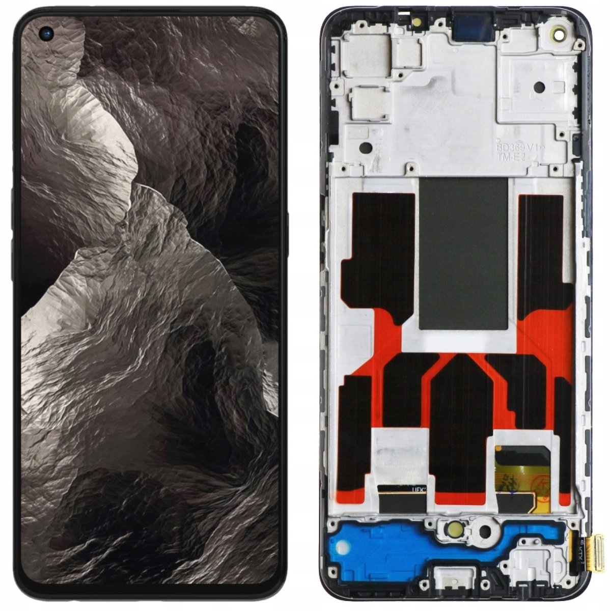 Wyświetlacz LCD + ekran dotykowy REALME GT MASTER EDITION RMX3360 RMX3363 Incell Ramka czarna