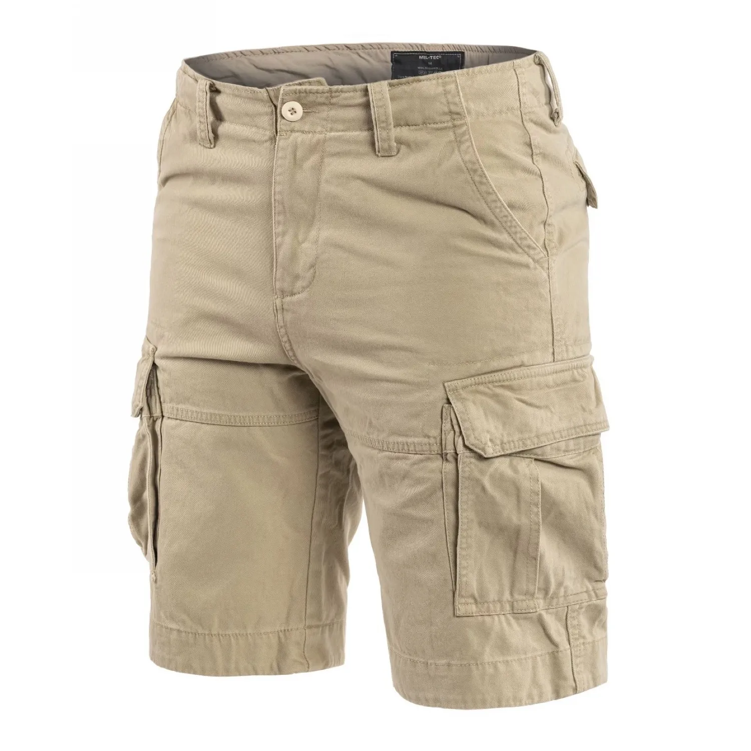 Mil-Tec Szorty Vintage Prewash - Khaki