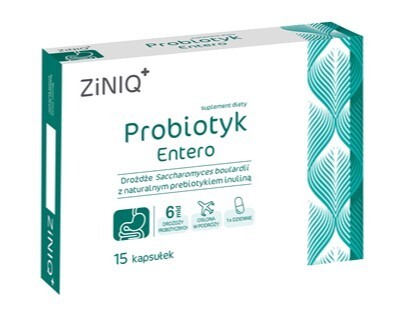 ZINIQ Probiotyk Entero, 15 kapsułek