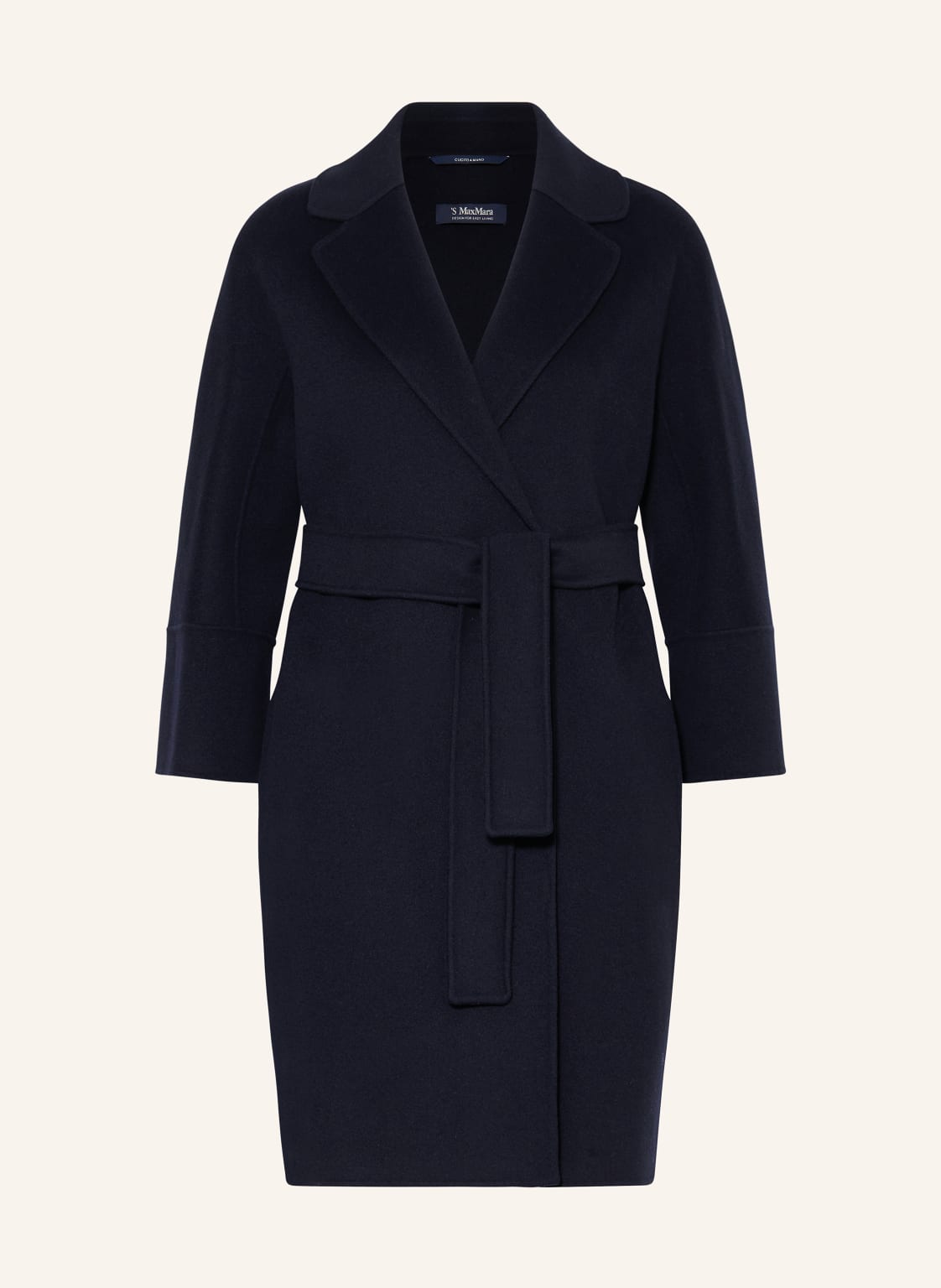 S Max Mara Płaszcz Z Wełny Arona blau