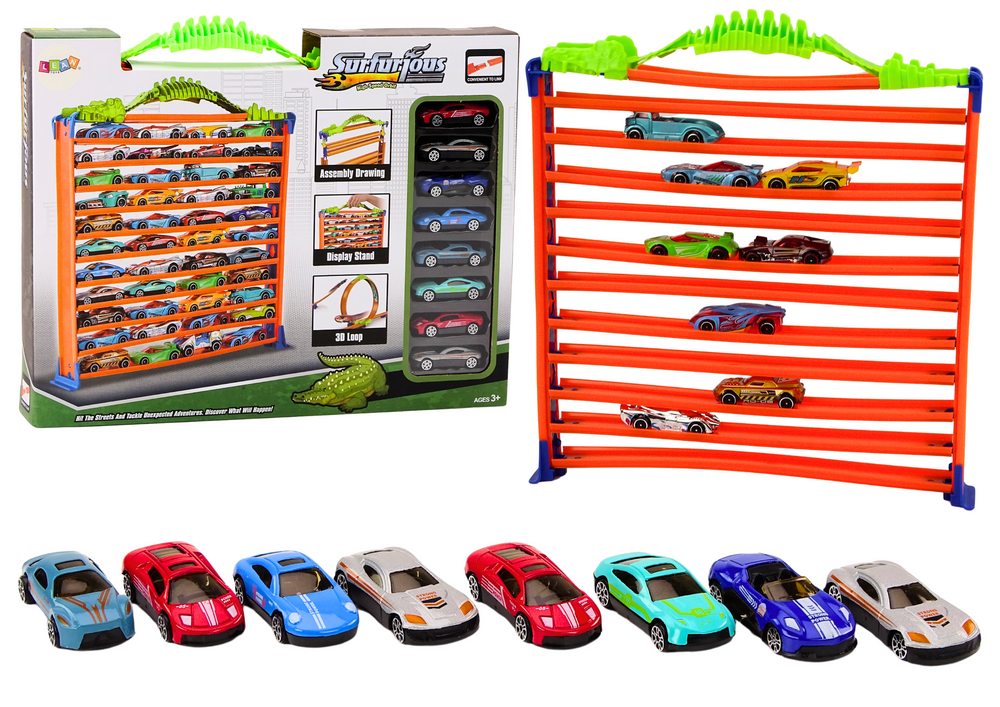 Parking tor samochodowy 2w1 Leantoys
