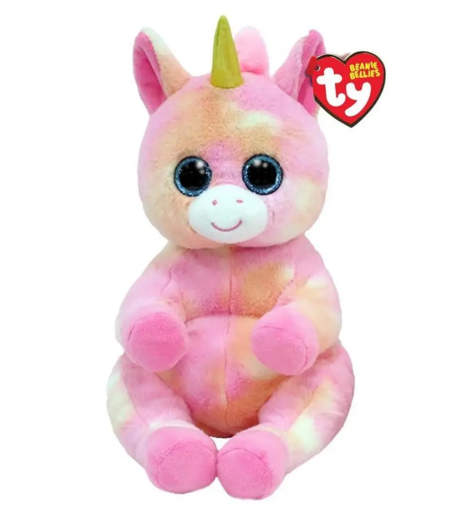 Beanie Bellies Skylar - różowy jednorożec 24cm - TY