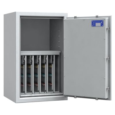 Sejf na klucze biurowy ISS safe4key I 157009.02 z zamkiem elektronicznym klasa I kolor RAL 7035