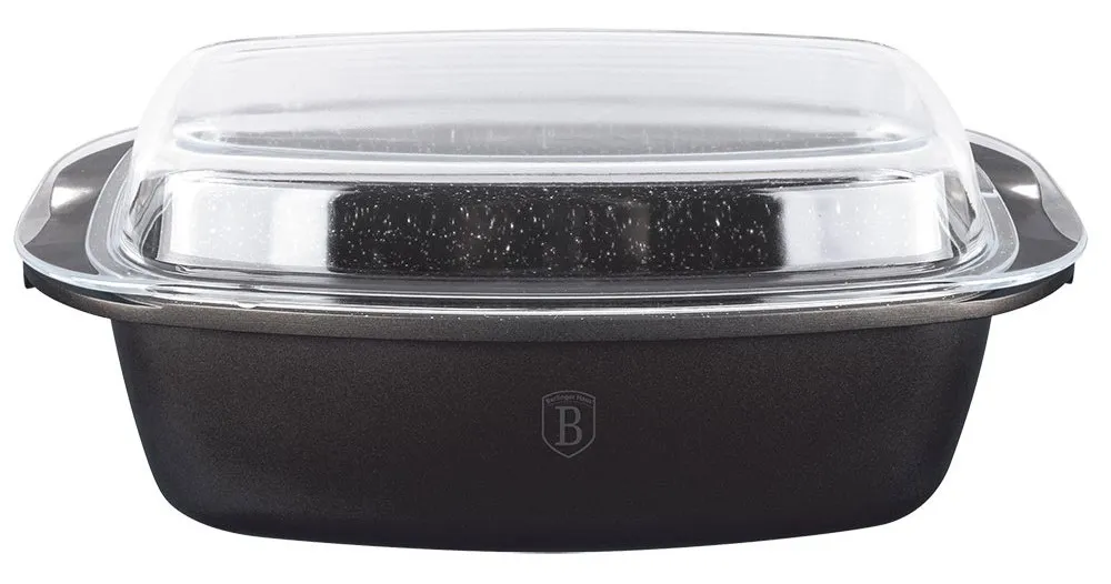 Brytfanna z powłoką granitową i szklaną pokrywą 5,2L L5-L70