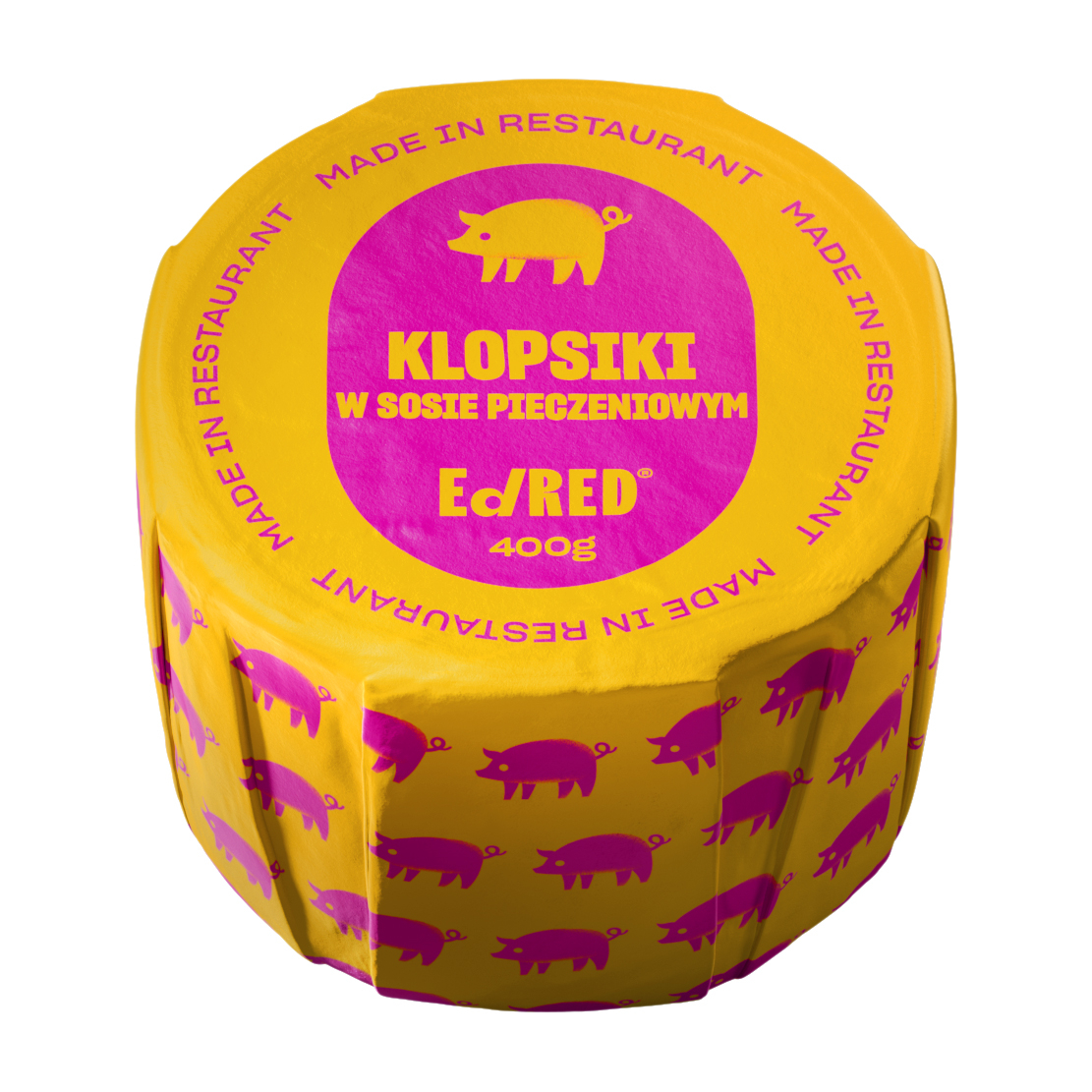 Rzemieślnicza konserwa w puszce Ed RED Casual Klopsiki w sosie pieczeniowym 400 g - ONE SIZE