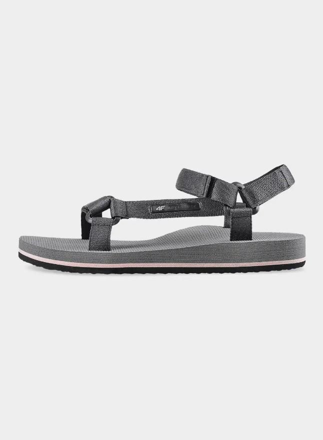 4F, Sandały damskie, Midshop shoes, ciemny szary, rozmiar 40