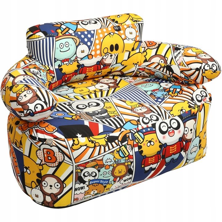 Fotel dmuchany krzesło turystyczne Yolco GS1P na kemping do ogrodu domu