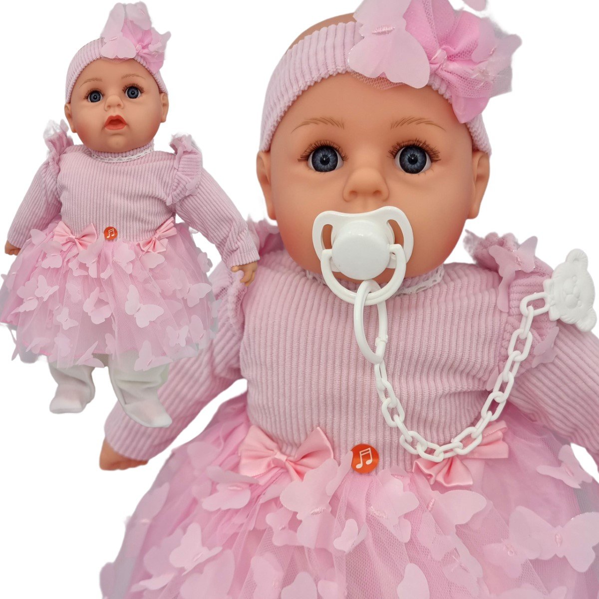 Lalka Bobas Mówi I Spiewa Polski 45Cm+Smoczek_54