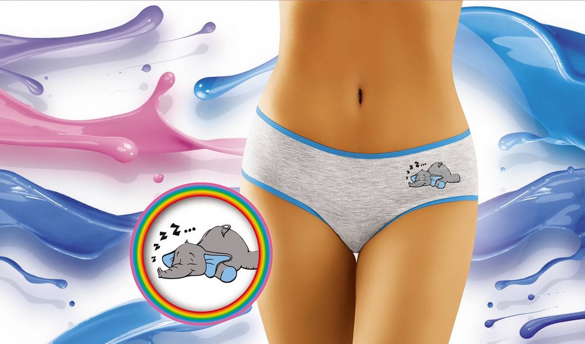 Figi Funny Słonik 2501 Melanż, XL