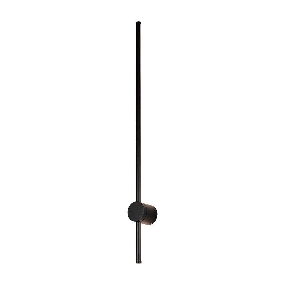 Kinkiet zewnętrzny LED V-TAC 12W IP65 Czarna 63cm VT-11112-B 3000K 1400lm