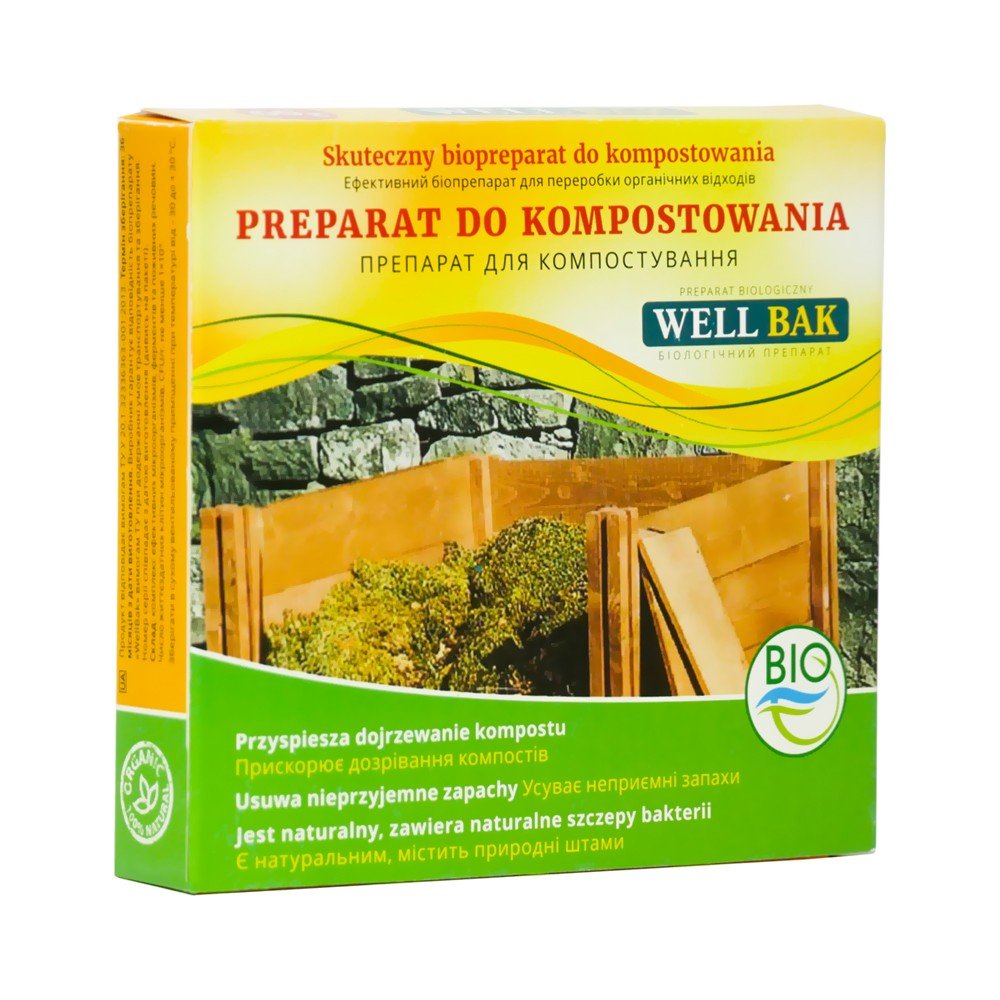 WELL BAK do Kompostowania Bakterie Kompostowe 60g