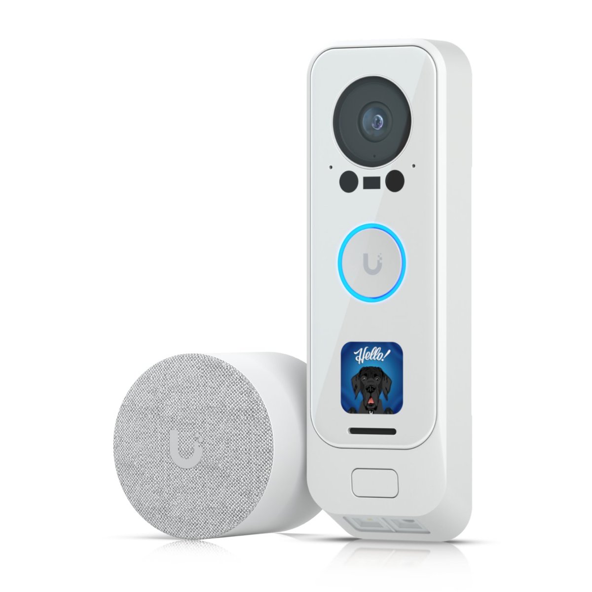 Zestaw wideodomofon, UBIQUITI, UVC-G4 Doorbell Pro PoE Kit, biały