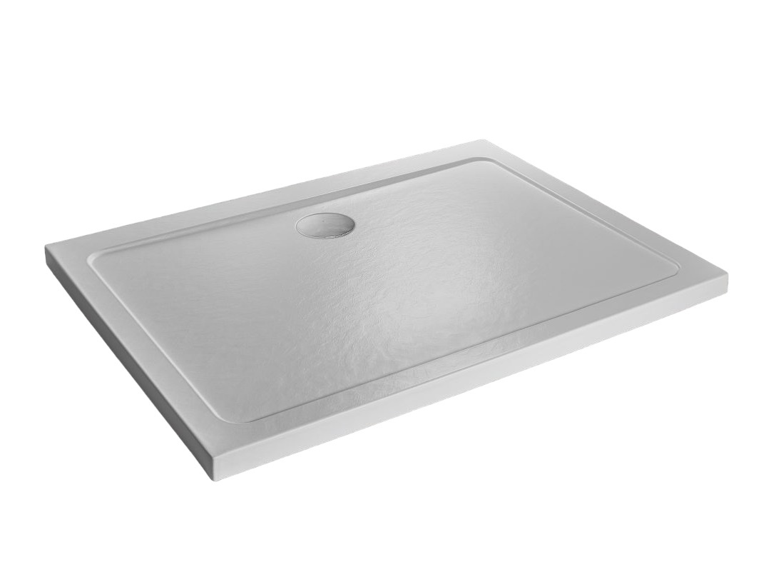 Radaway Doros D Brodzik prostokątny 110x90 cm stone biały SDRD1190-01-04S