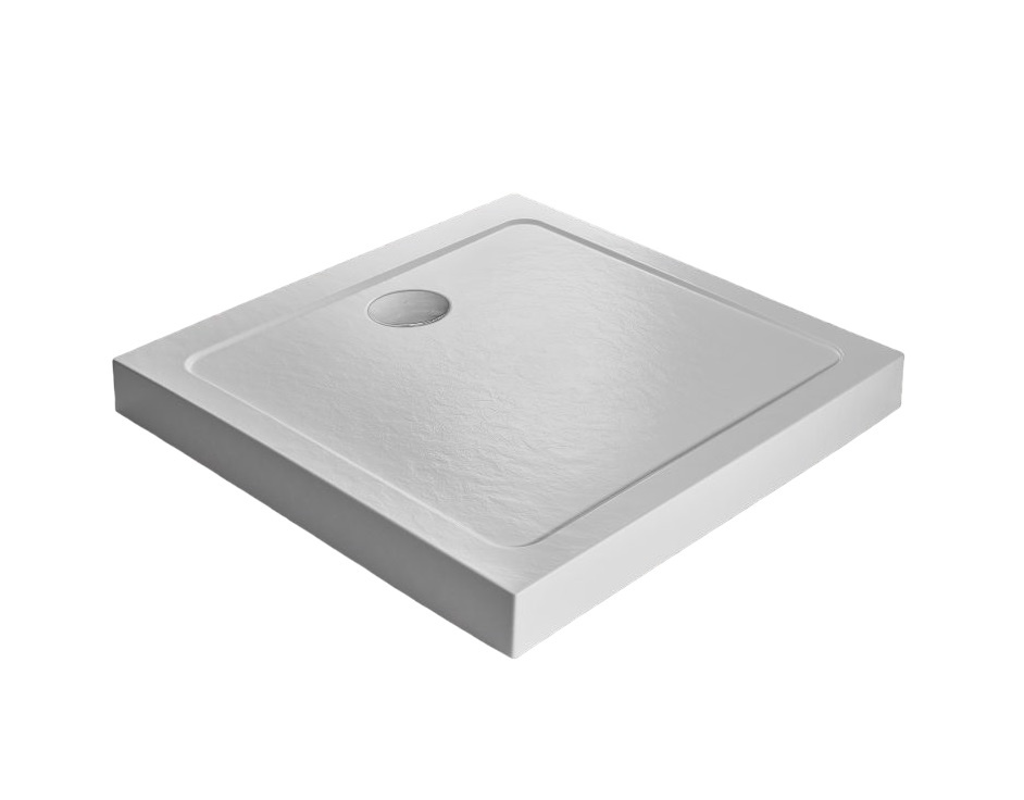 Radaway Doros C Compact Brodzik kwadratowy 80x80 cm stone biały SDRC8080-05-04S