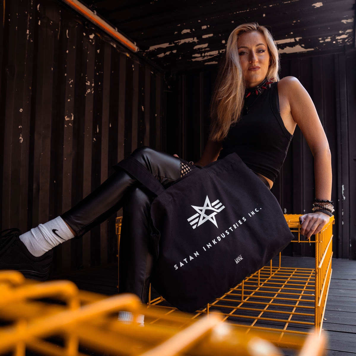 Torba Holy Blvk Satan Inkdustries Beach Bag