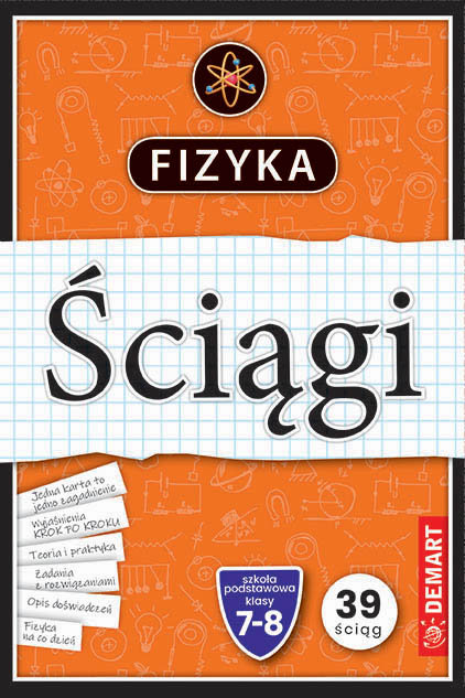 Ściągi. Fizyka. Karty edukacyjne. Klasy 7-8