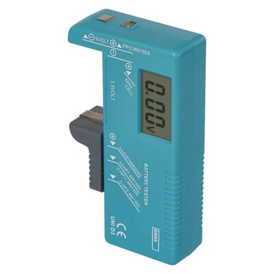 Tester baterii EMOS AA,AAA,C,D,9V knoflíkové