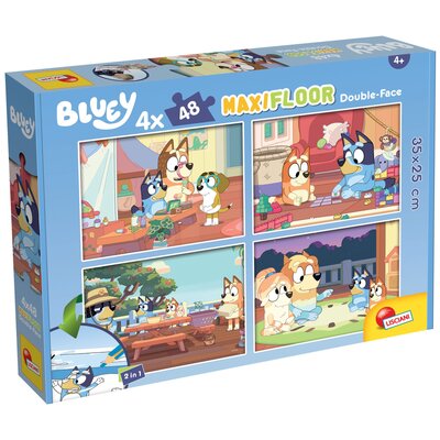 Puzzle dwustronne, Lisciani, Bluey, 192 el.