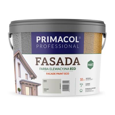 Primacol Farba Fasada Eco popielaty 9 l
