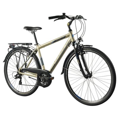 Rower trekkingowy INDIANA X-Road 1.0 M17 28 cali męski Piaskowy