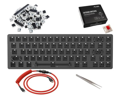 Glorious GMMK 2 RGB Compact 65% Gateron Red KIT GLO-GMMK2-65-RGB-B+GAT-RED+G-104-AURA+GLO-CBL