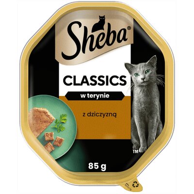 Karma dla kota SHEBA Classics Dziczyzna 85 g