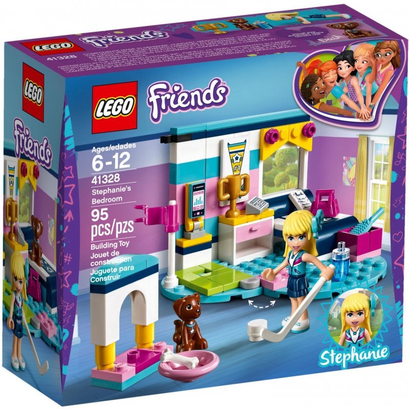 LEGO Friends, klocki, Sypialnia Stephanie, 41328