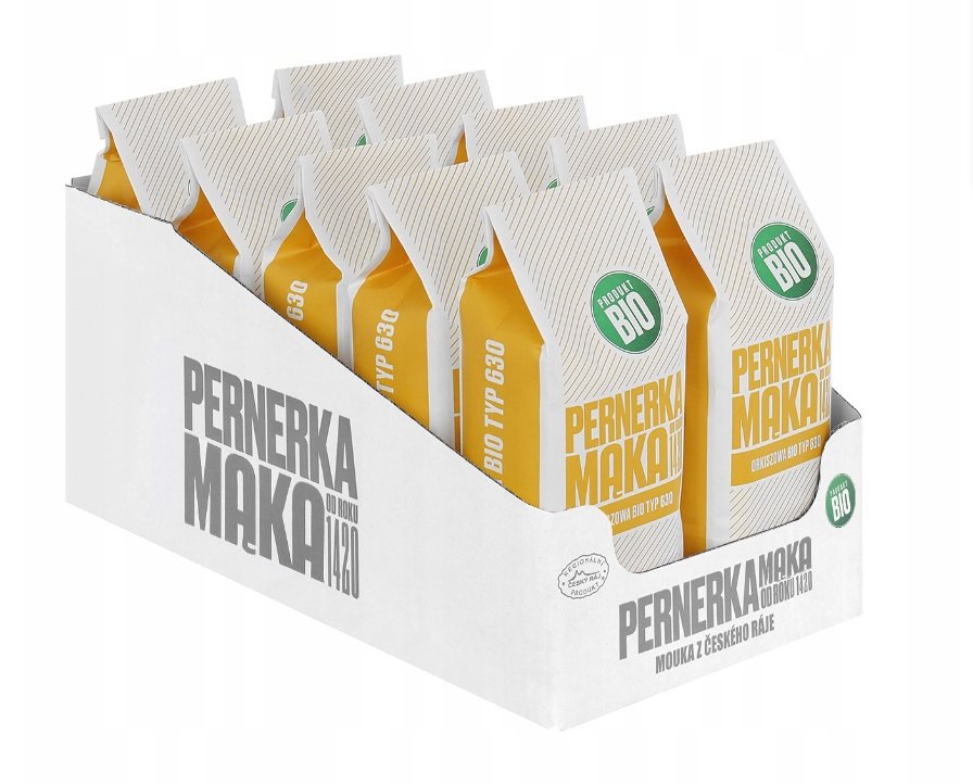 Pernerka, Mąka orkiszowa Bio 1 kg, 10 szt.