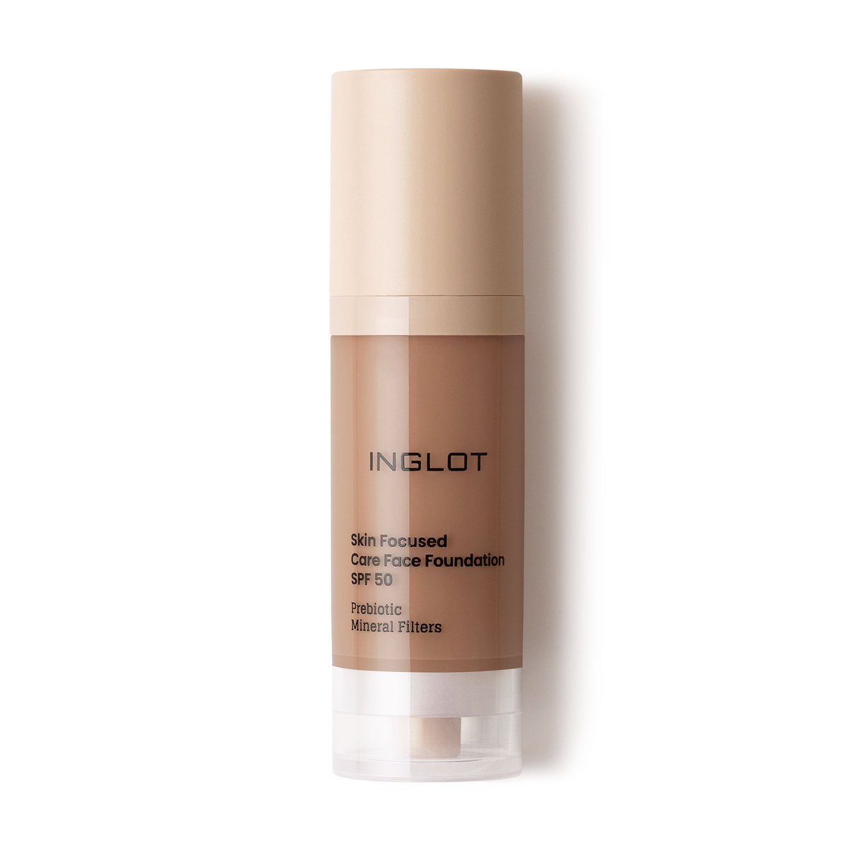 Inglot, Pielęgnacyjny Podkład Do Twarzy Skin Focused Spf 50 Deep Amber 315, 30ml