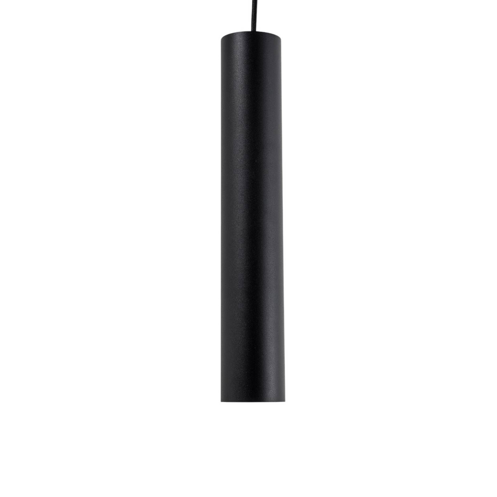 Argon Lampa wisząca Omera, czarna, stal Ø 8 cm