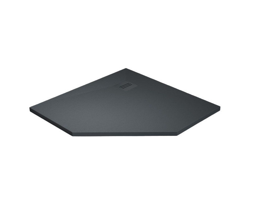 Radaway Kyntos PT Brodzik pięciokątny 80x80 cm antracytowy HKPT8080-64