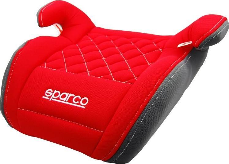 Fotelik samochodowy Sparco Siedzisko samochodowe ver ECE R44/04 15-36 kg., Czerwony/Szary, [H]