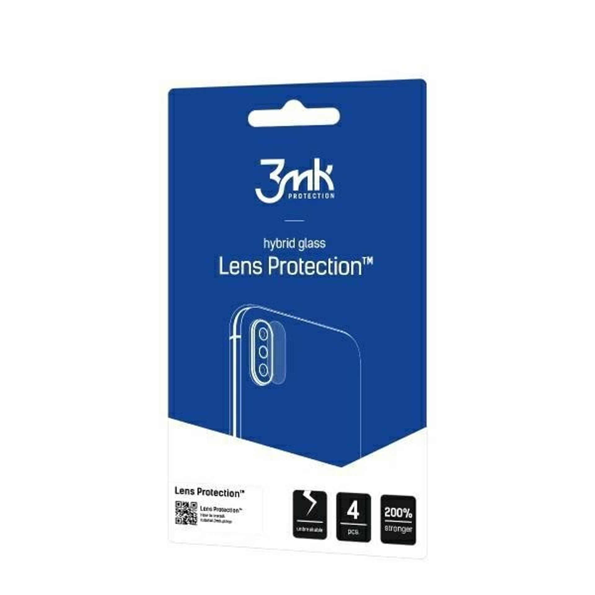 3MK Lens ProtectQOO Z9X 5G Ochrona na obiektyw aparatu 4szt