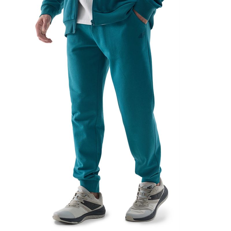 Spodnie 4F WSS24TTROM60346S - niebieskie