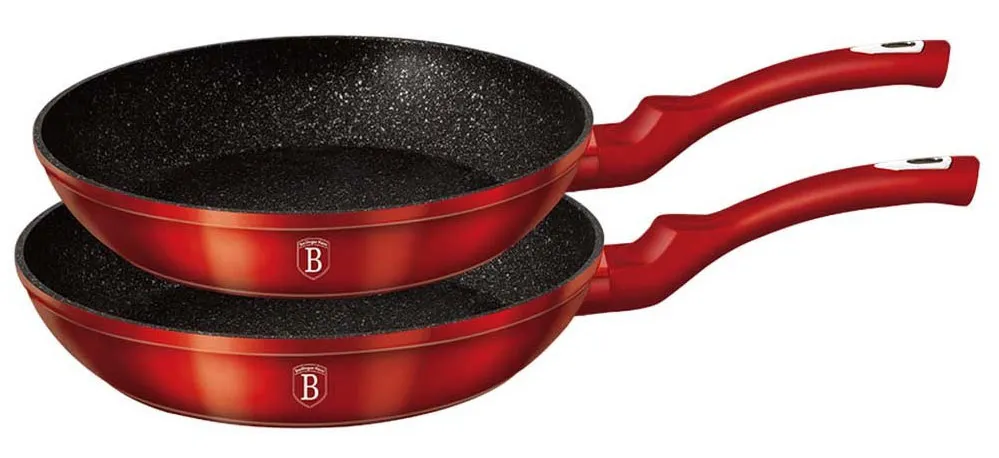 Dwie aluminiowe patelnie na indukcję K1-L91