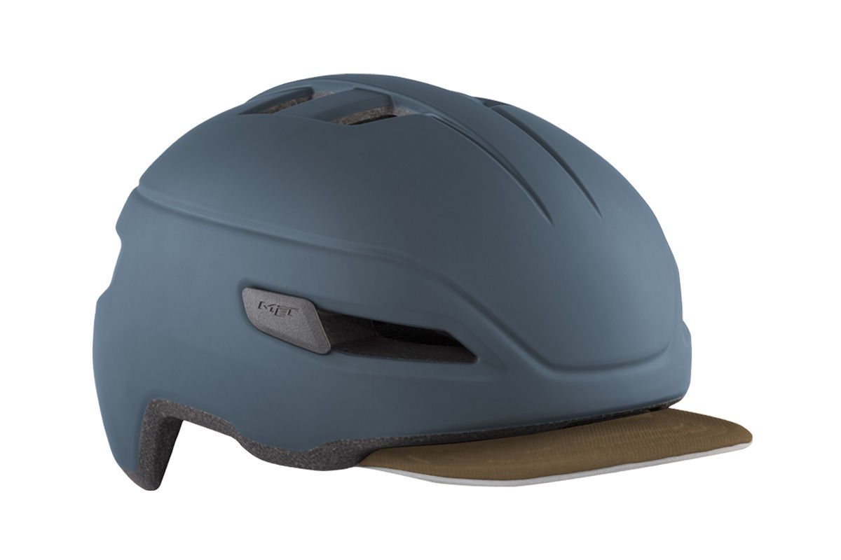 MET, Kask rowerowy, Corso, niebieski, rozmiar L