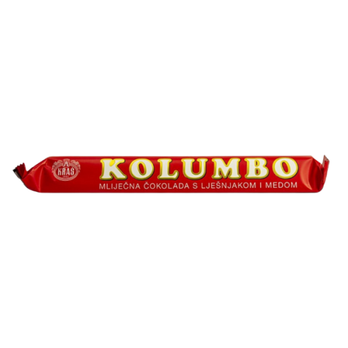 Czekolada Kolumbo z orzehami i miodem 100g Kras