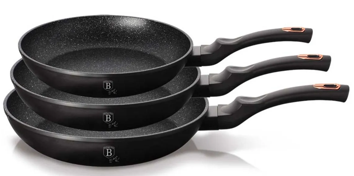 Zestaw 3 patelni z systemem Juwis 4X C8-R86