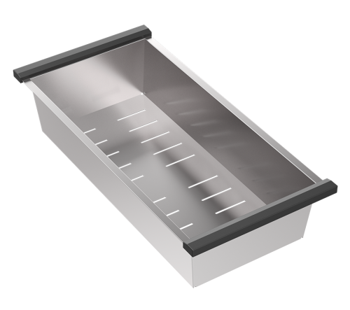 Quadron Wkładka ociekowa 42,5x20x6 cm stalowa BSK-42520S