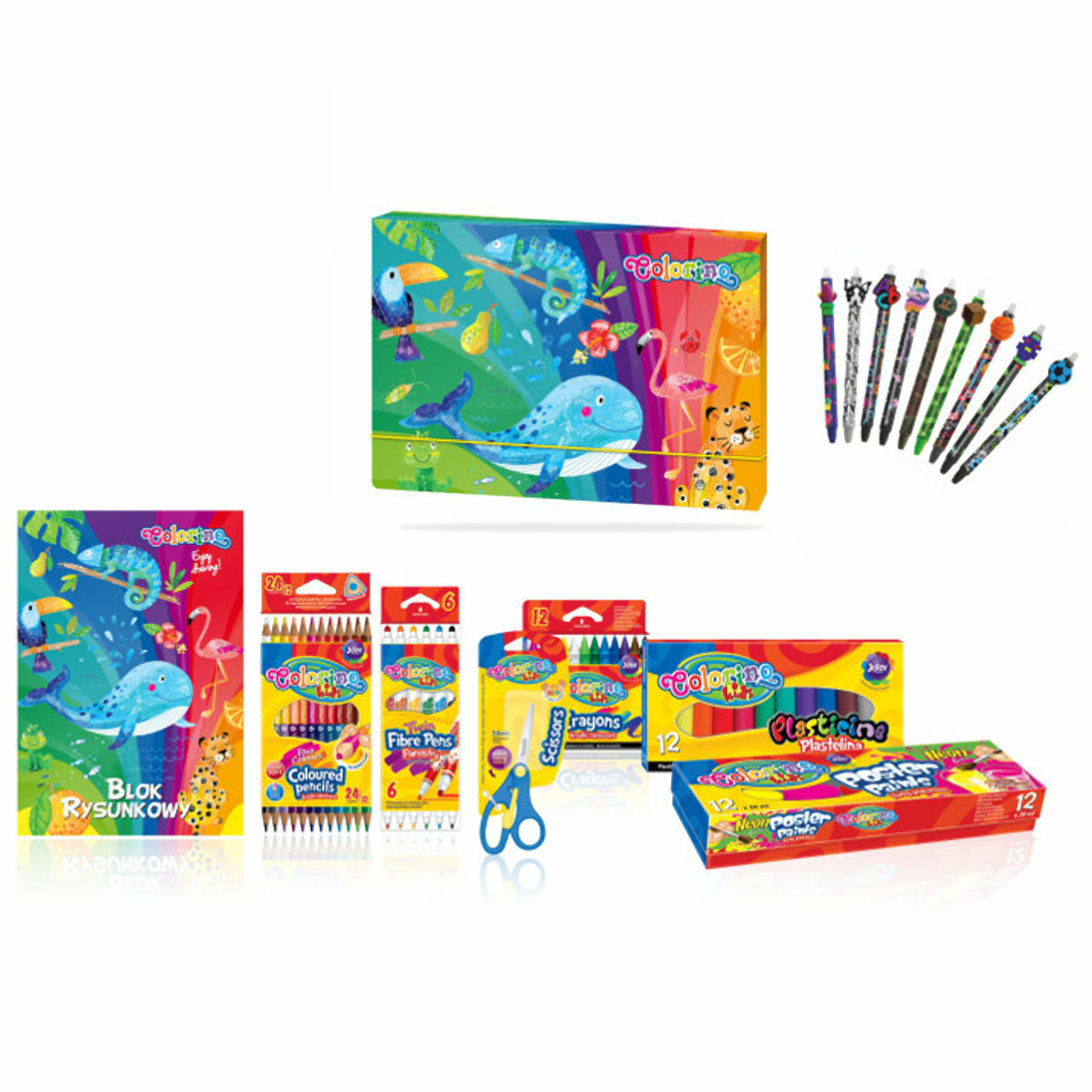 Colorino Kids Wyprawka szkolna Basic 10 elementów